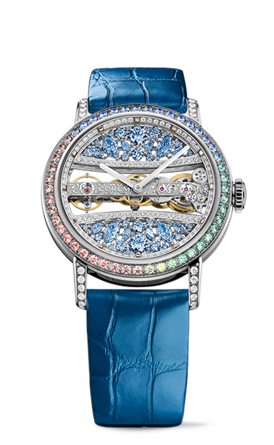 Golden Bridge 39 White Gold Full Diamonds Watch - B113/03851 - 113.001.69/0F03 DB98G